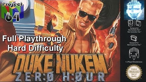 Duke Nukem: Zero Hour Full Playthrough on Hard (Project 64)