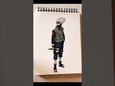 Kakashi Drawing #viral #shorts #anime #kakashi