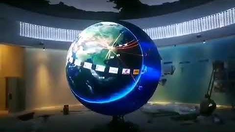 Sphere round  led video wall