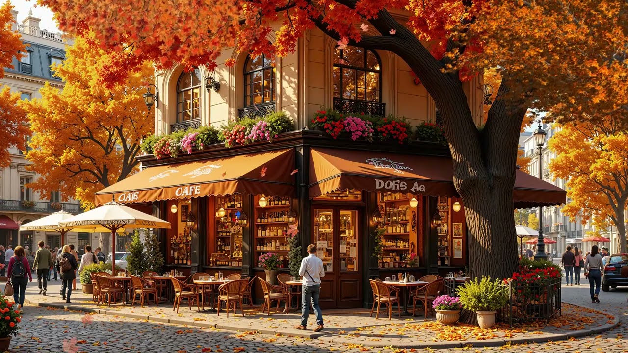 Autumn Street Jazz – Cozy Café Sounds for Relaxing Evenings & Golden Fall Vibes