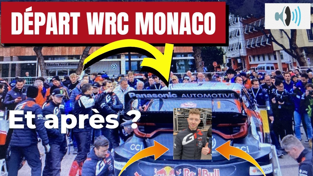 Départ WRC Monte-Carlo 2026 : Evans & Neuville sur le Podium à Monaco !