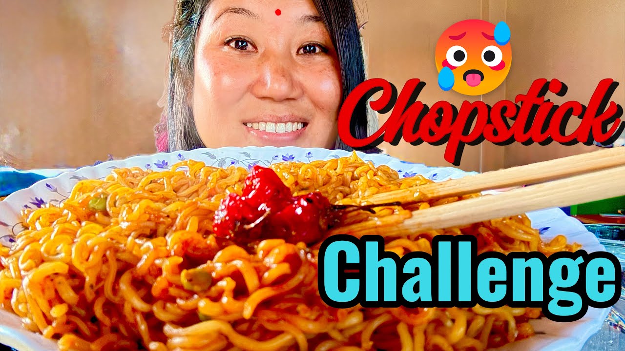 Chopstick challenge !! #mukbang !! #sangeelamavlog 