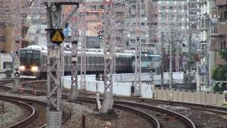 貨物列車 EF65 104 75レ EF65と321系の並走 HD