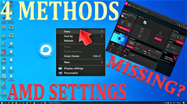 HOW TO FIX AMD RADEON SETTINGS MISSING OR NOT SHOWING ?