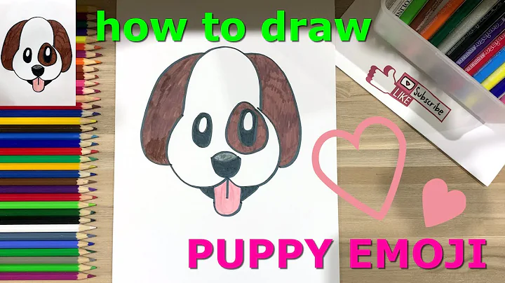 HOW TO DRAW THE PUPPY EMOJI