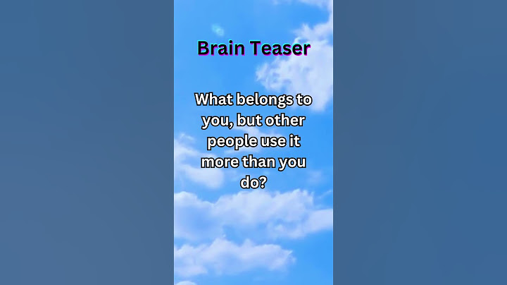 Brain teaser 35