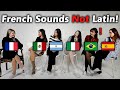 Why French sound so unlike other Romance languages?(Brazil, Argentina, France, Spain, Italy, Mexico)