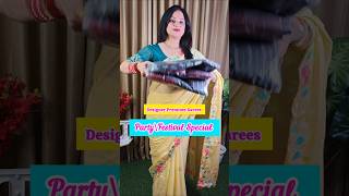 Flipkart Best Partywear Premium Saree Haul ❤️#shorts #shortvideo #trending #viral #ytshorts #yt