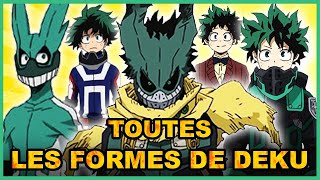 Toutes les Formes de Deku (My Hero Academia)