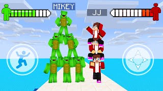 JJ vs Mikey and Clone in ARMY RUSH Game - Maizen Minecraft Animation