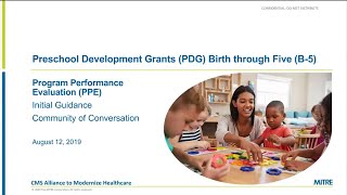 Program Performance Evaluation Webinar