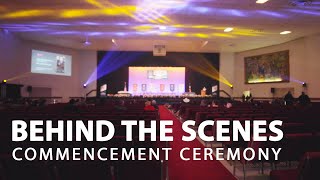 Behind the Scenes: Community College Commencement Ceremony