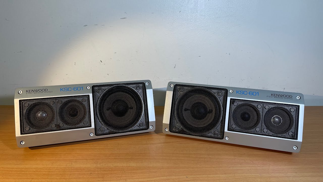 視聴動画 KSC - 601 KENWOOD ケンウッド 旧車 スピーカー 街道レーサ