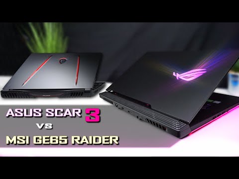 Asus ROG Strix Scar III vs MSI GE65 Raider - MUST SEE before you buy!