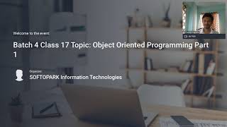 Free Python Programming Course in Bangla [] Softopark [] Batch 04 Class 17 [] Topic: OOP Part-1