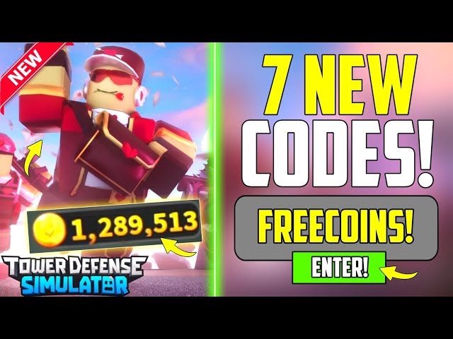 NEW* ALL WORKING CODES FOR TOWER DEFENSE SIMULATOR JUNE 2023! ROBLOX TOWER  DEFENSE SIMULATOR CODES 