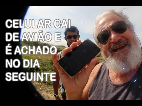 CELULAR CAI DE AVIÃO E É ACHADO NO DIA SEGUINTE - CELL PHONE FALLS OVER AN AIRPLANE AND...