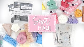 September Monthly Haul ✨ Foil Stickers + Wax Melts!