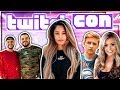 symfuhny tries mashed potatoes, 100t party, twitchcon - valkyrae vlog