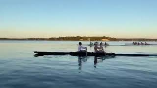 Brandon Fernandez rowing in the double(bow seat) at 6k pace on October 14, 2020
