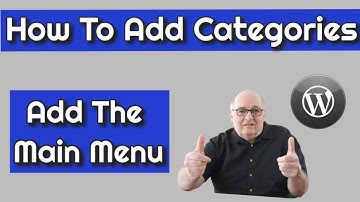 How To Add Categories To WordPress💥💥How To Add Categories To a Menu💥💥A Beginner WP Tutorial
