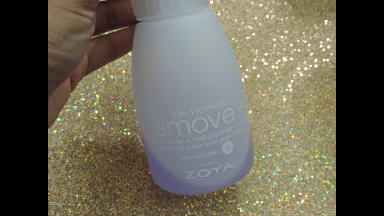 Review Zoya Nail Polish Remover Plus ( Best Remover For Glitter Polishes!!) YouTube