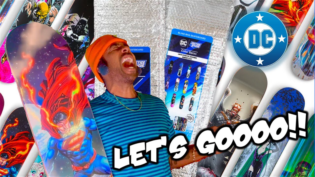 OPENING 8 PACKS OF DC BLIND BAG SKATEBOARDS‼️😲