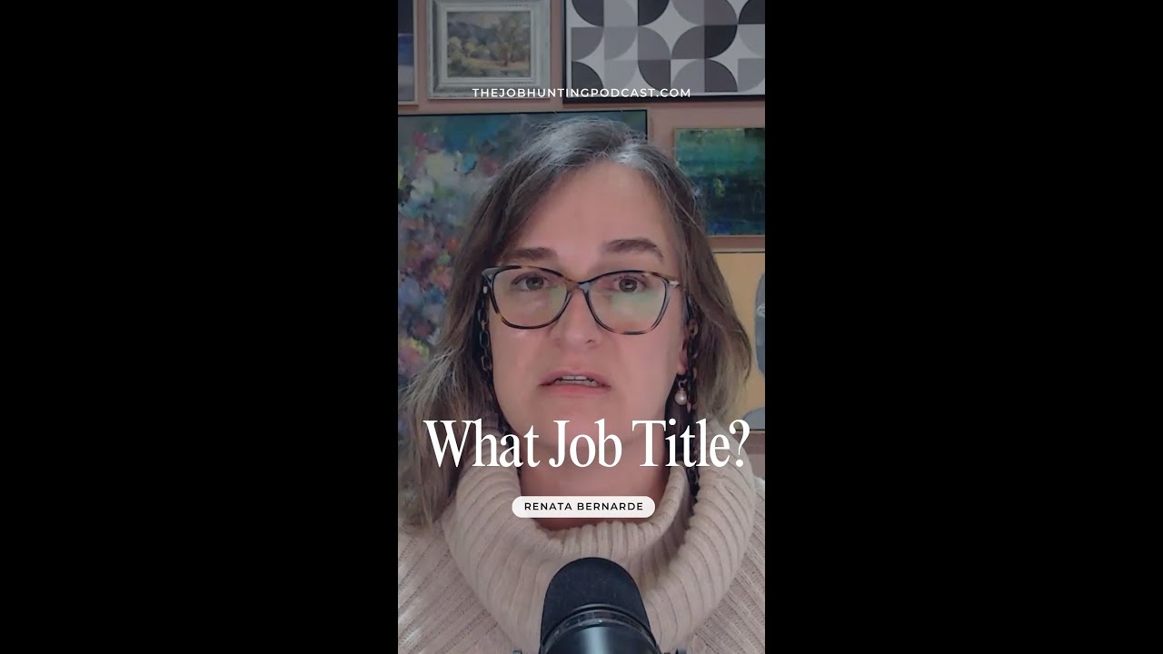 Don't worry about job titles