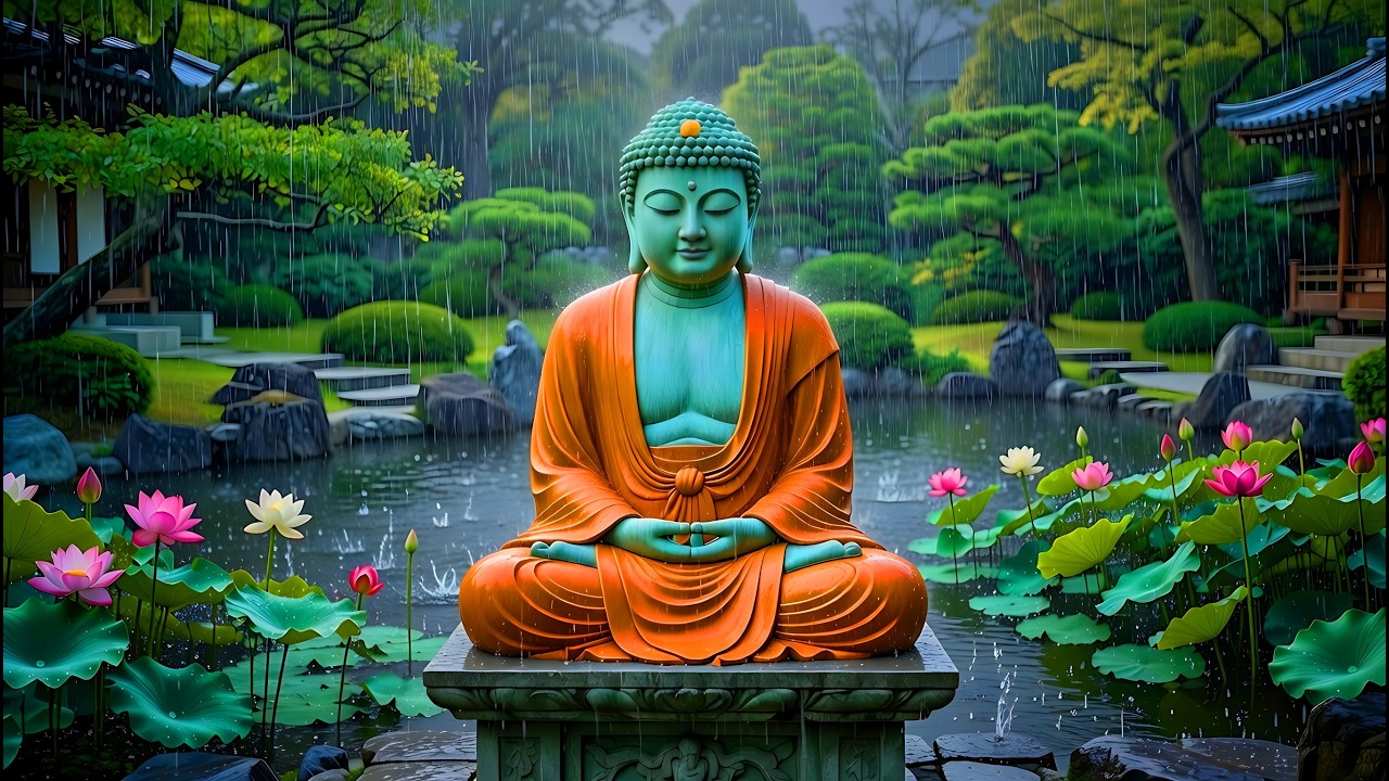 Nhạc Thư Giãn Và Tiếng Mưa Trong Không Gian Phật Giáo An Nhiên