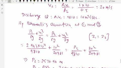 Fluid Mechanics: - (Force exerted in pipe bend; Solving a problem) - 90.