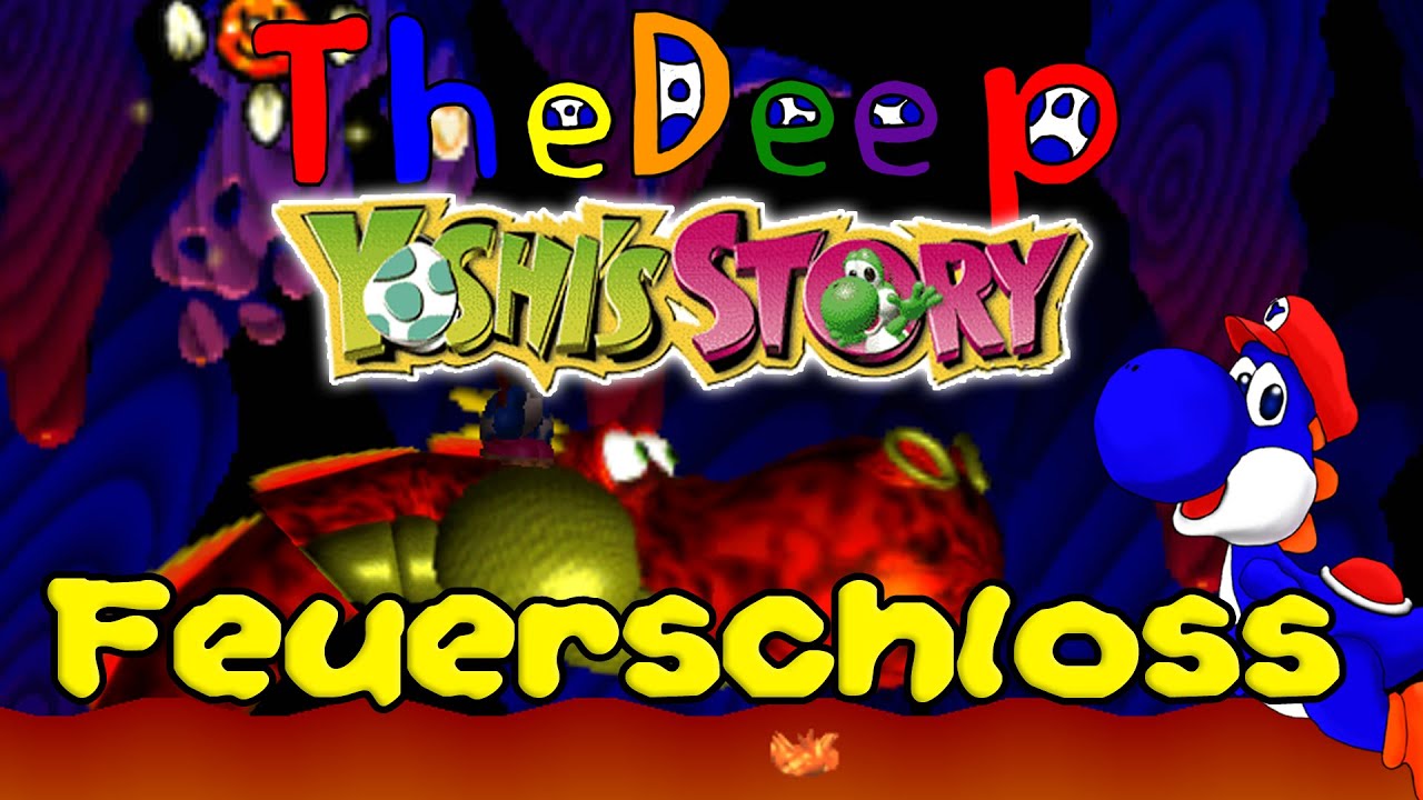 Yoshi´s Story 100% - Feuerschloss - [Alle Superherzen]