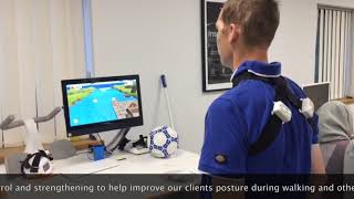 This film shows client using PABLO motion sensors working on shoulder blade control/strengthening