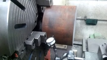 Dialing in 12 inch diameter in a 4 jaw Chuck