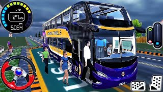 Coach Bus Driving Simulator 3D - Real Uphill Bus Offroad Drive - Android GamePlay screenshot 3