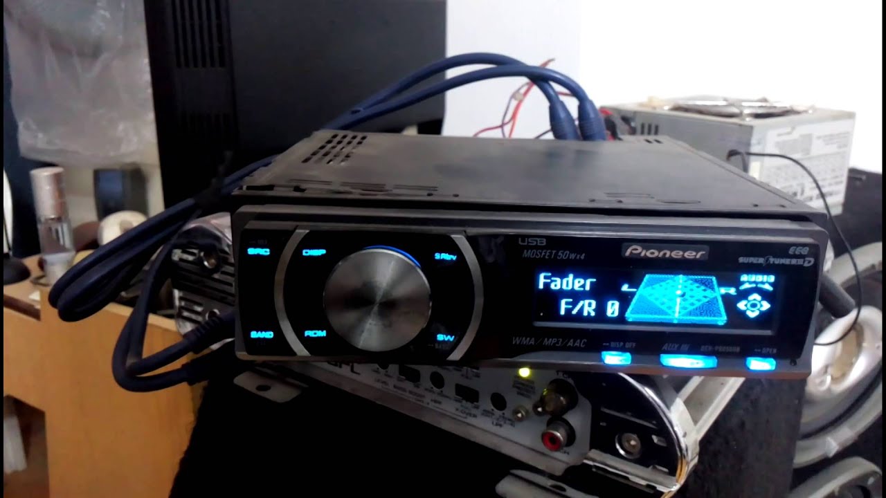 Pioneer DEH-P6050UB - YouTube