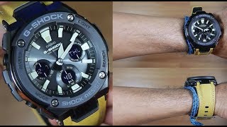 CASIO G-SHOCK G-STEEL GST-S120L-1B TOUGH RESIN BAND - UNBOXING - YouTube