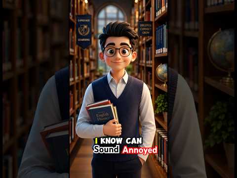 Why “I Know” Can Sound Rude in English 😳
