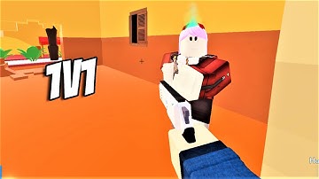 1v1 with a FAN/Subscriber In Roblox Arsenal