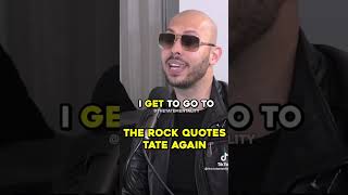 The Rock quotes Andrew Tate again 😳