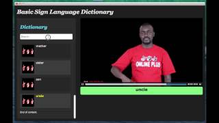 Basic Sign Language Dictionary - an offline application screenshot 5
