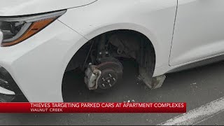 Thieves target cars at a Walnut Creek apartment complexes