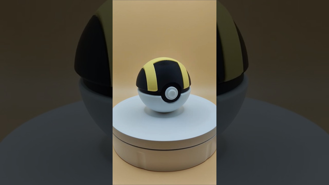 ✨ ¡Imprimiendo la Ultraball  de Pokémon en 3D! ✨