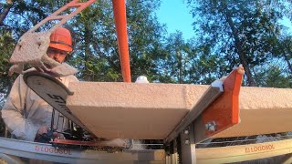 Chainsaw Milling: Perfect Final Cut with a Logosol Mill