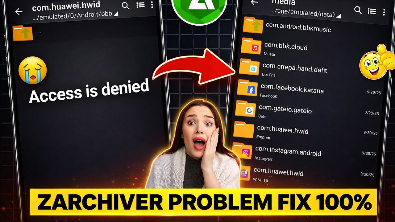 Android 13/14/15/16 ZArchiver OBB & Data Access Fix 🔥 - YouTube