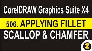 Applying Fillet Scallop & Chamfer | CorelDRAW Graphics Suite X4 - WUZZZAPP