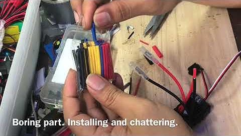 Goolrc 60A ESC installation and test