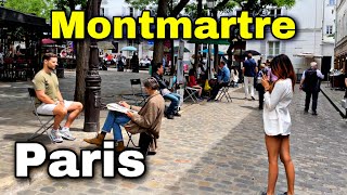 🇫🇷 Walking tour from Rue des Abbesses to Montmartre 🚶