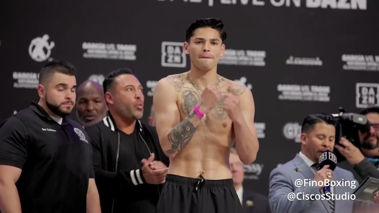 Garcia vs Tagoe weigh in 4k