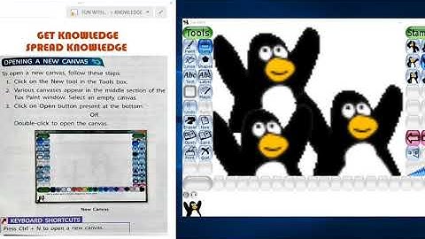 COMPUTER IT MATRIX PART-4 CLASS-1 CH-7 FUN WITH TUX PAINT