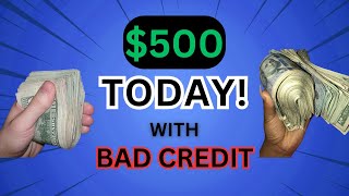 $500 RIGHT NOW with BAD CREDIT (Get this app)